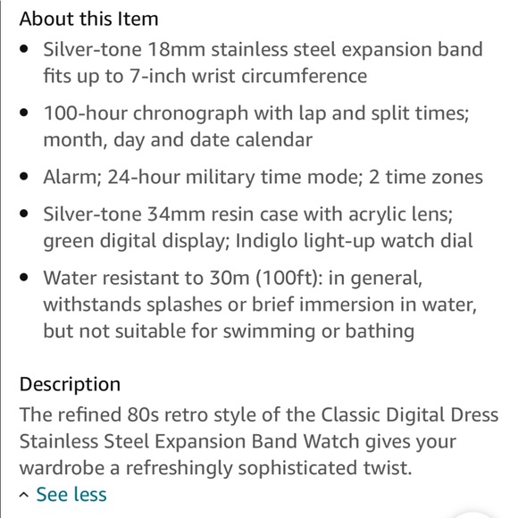 Timex Classic Digital Watch - Picture 6 of 13